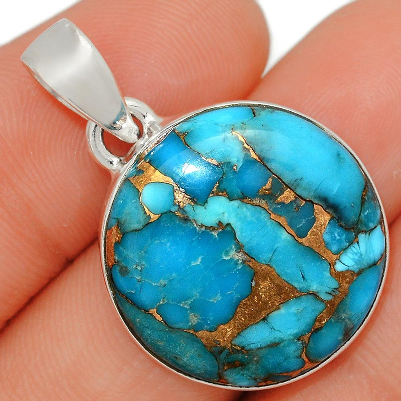 1.3" Blue Copper Turquoise Pendants - BCTP1189