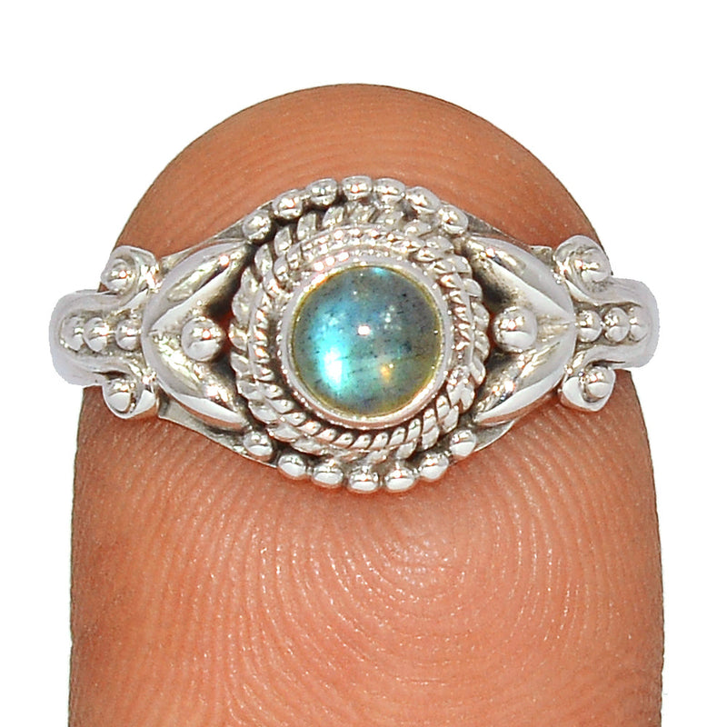 Small Filigree - Blue Fire Labradorite Ring - BFLR806