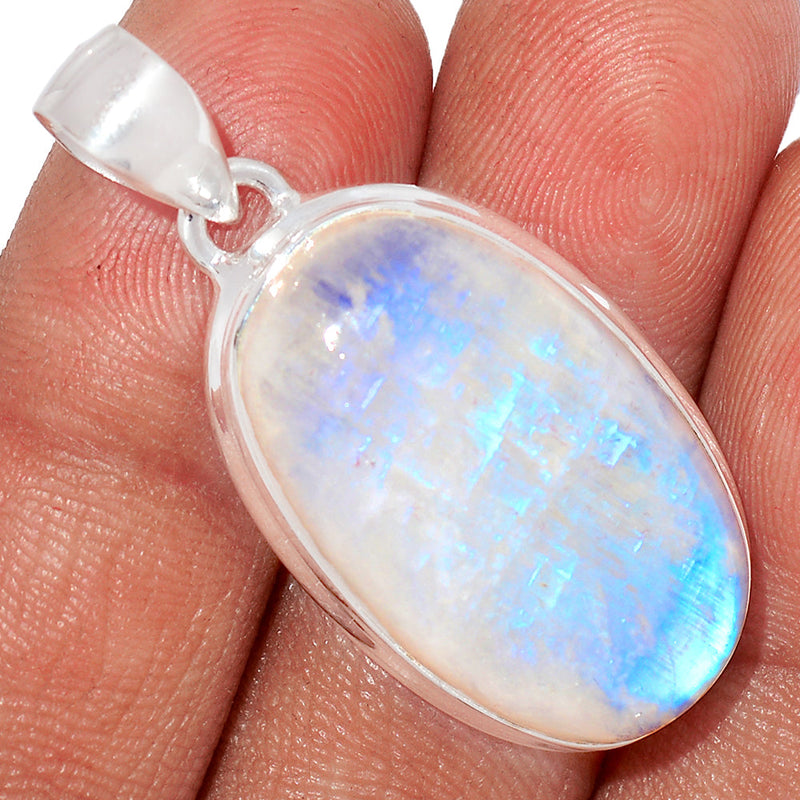 1.5" Blue Fire Moonstone Pendants - BFMP1367