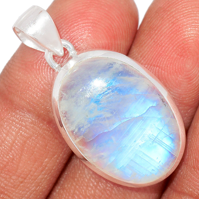 1.3" Blue Fire Moonstone Pendants - BFMP1383