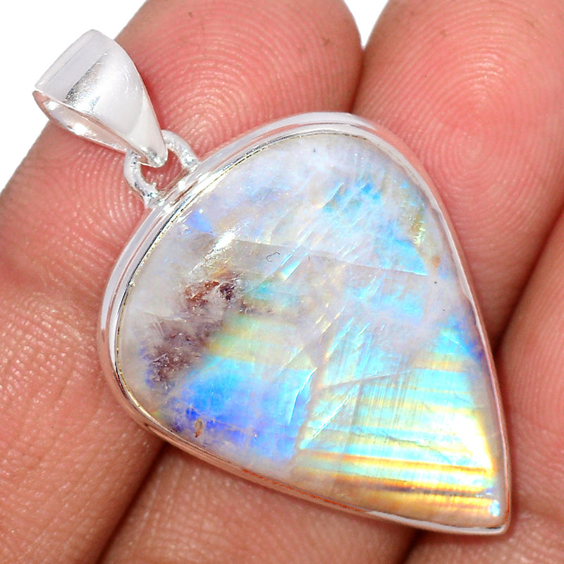 1.6" Blue Fire Moonstone Pendants - BFMP1967