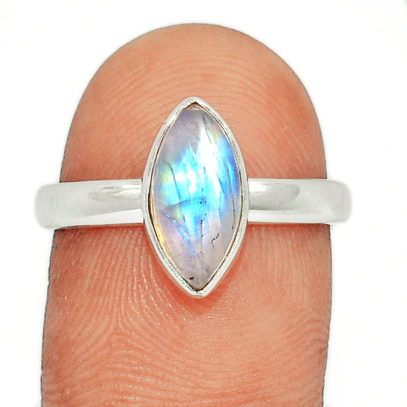 Blue Fire Moonstone Ring - BFMR3954