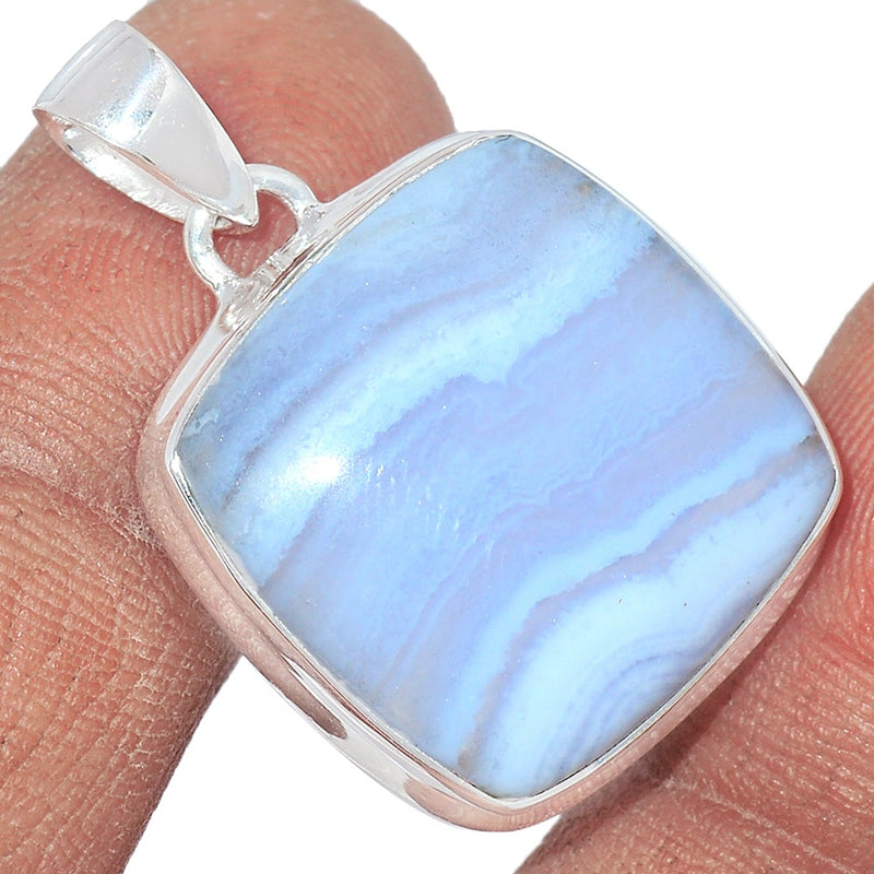 1.2" Blue Lace Agate Pendants - BLAP1739