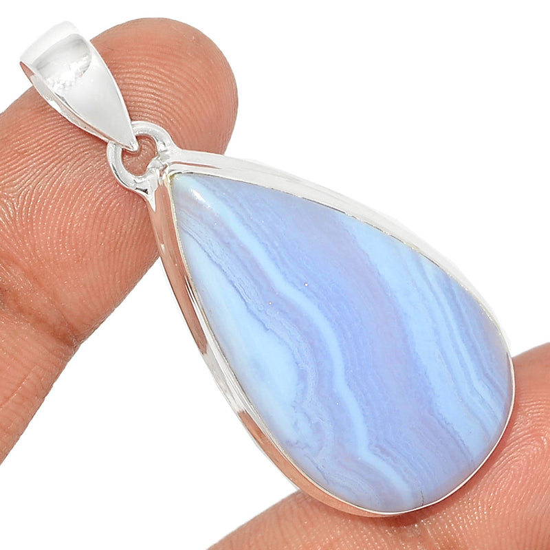 2" Blue Lace Agate Pendants - BLAP1888