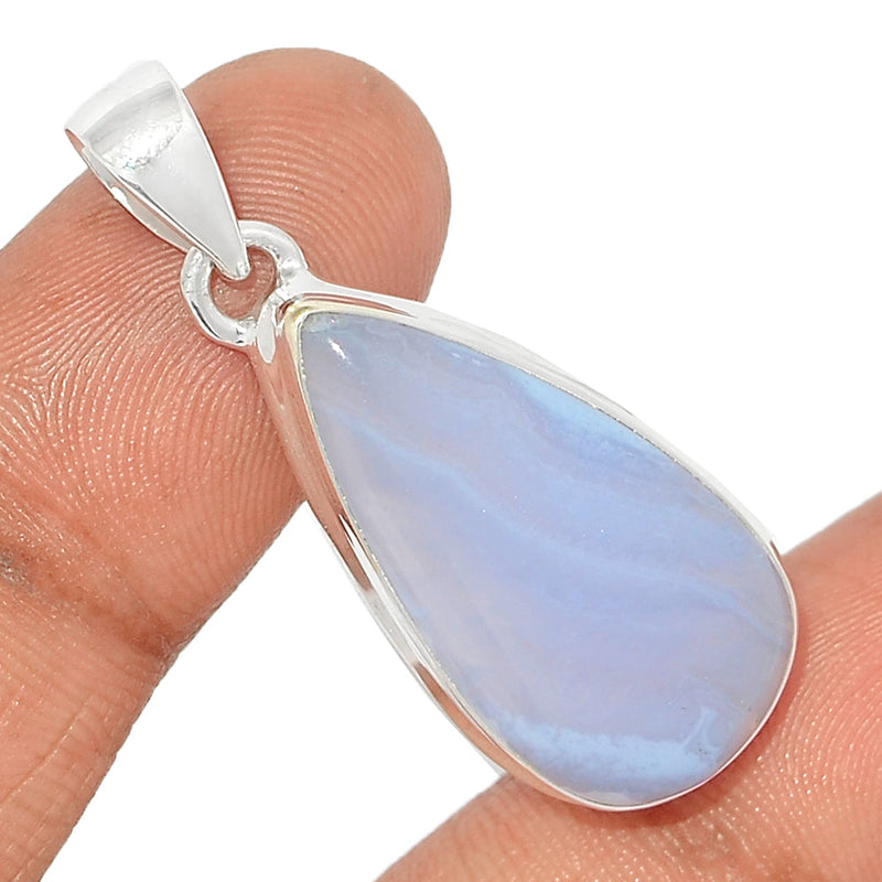 1.6" Blue Lace Agate Pendants - BLAP1901