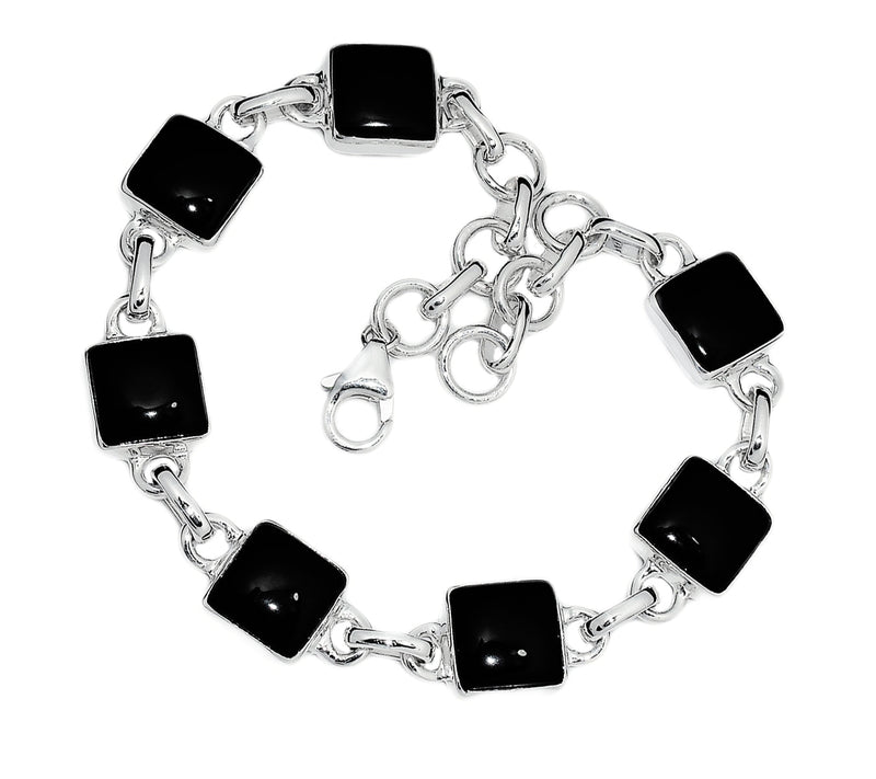 8.7" Black Onyx Bracelets - BOCB286