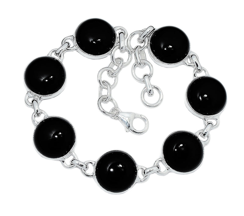 8.6" Black Onyx Bracelets - BOCB290