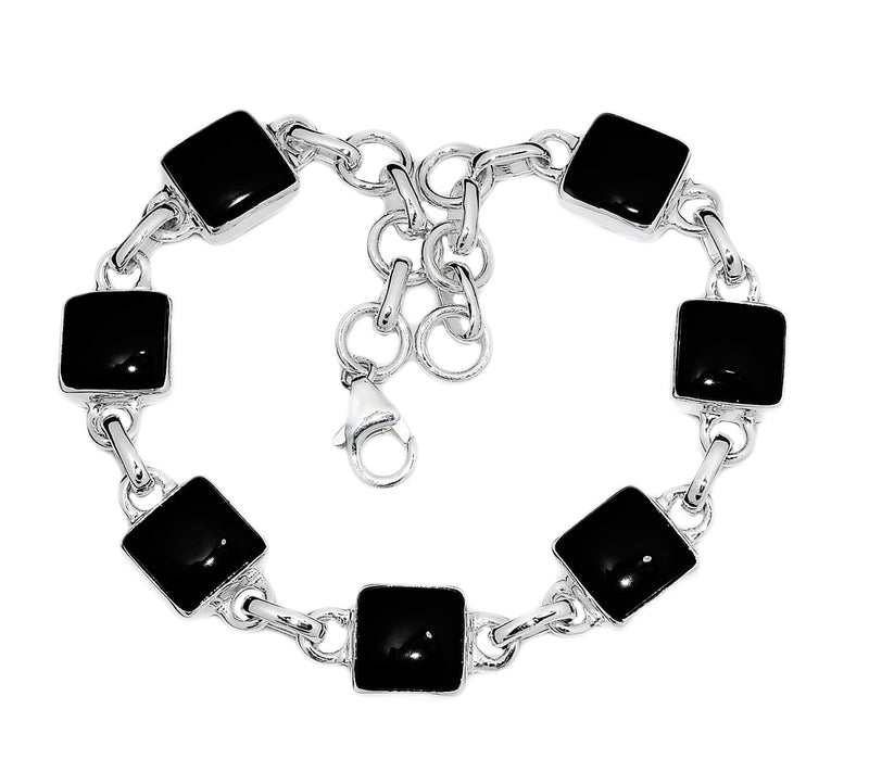 8.6" Black Onyx Bracelets - BOCB293