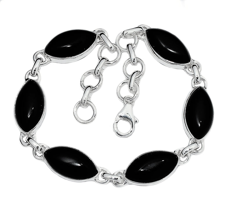 8.6" Black Onyx Bracelets - BOCB298