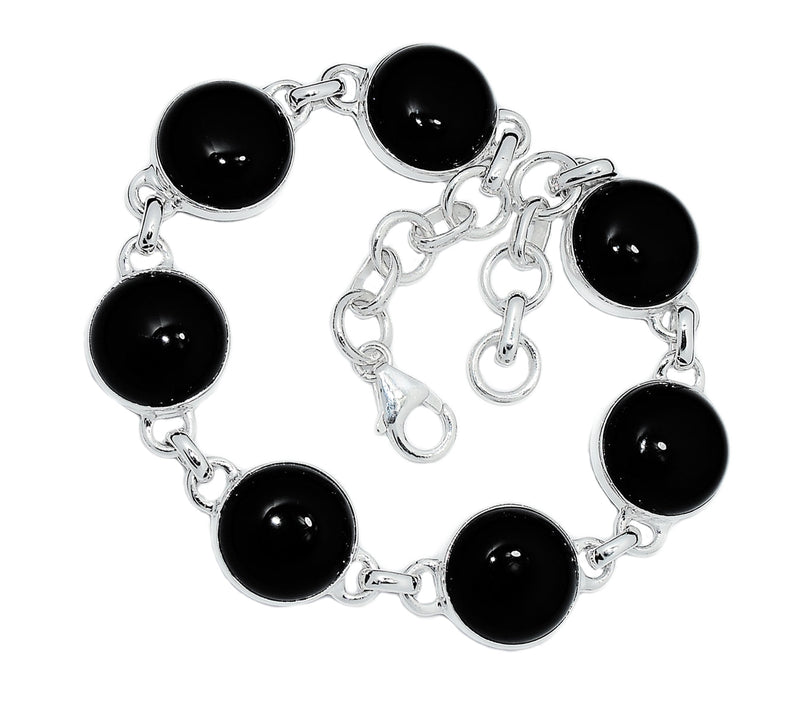 8.6" Black Onyx Bracelets - BOCB309