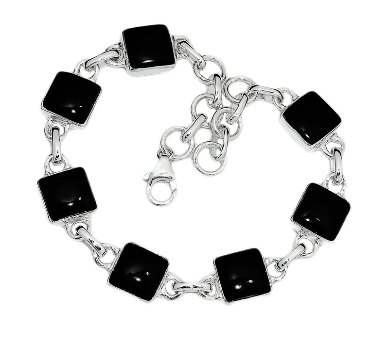 8.7" Black Onyx Bracelets - BOCB310