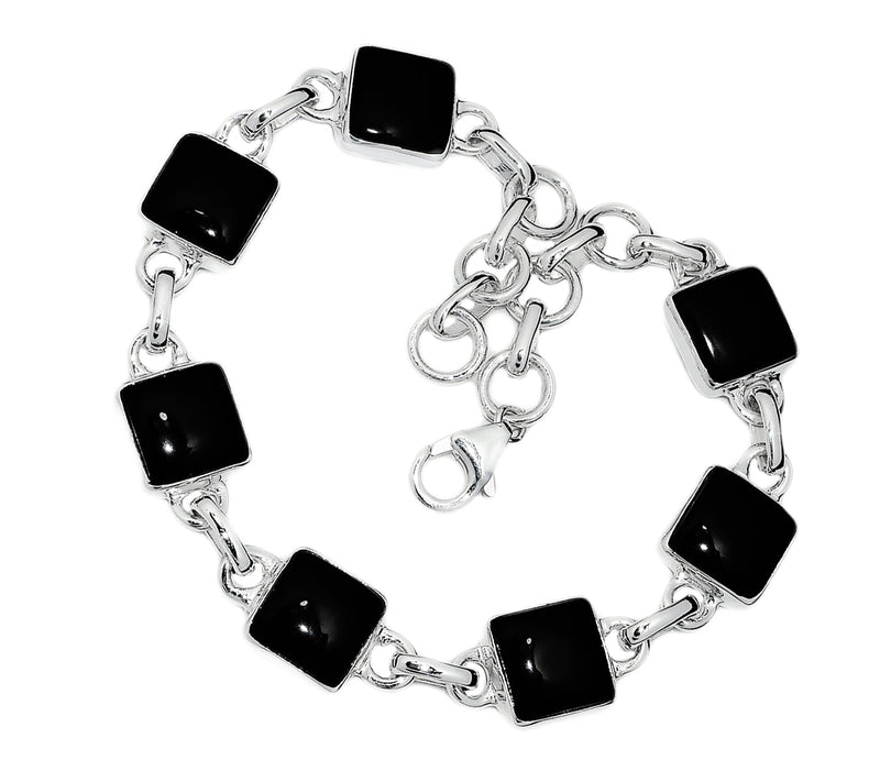 8.7" Black Onyx Bracelets - BOCB312