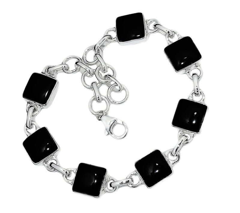 8.7" Black Onyx Bracelets - BOCB316