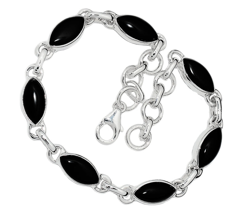 8.7" Black Onyx Bracelets - BOCB318