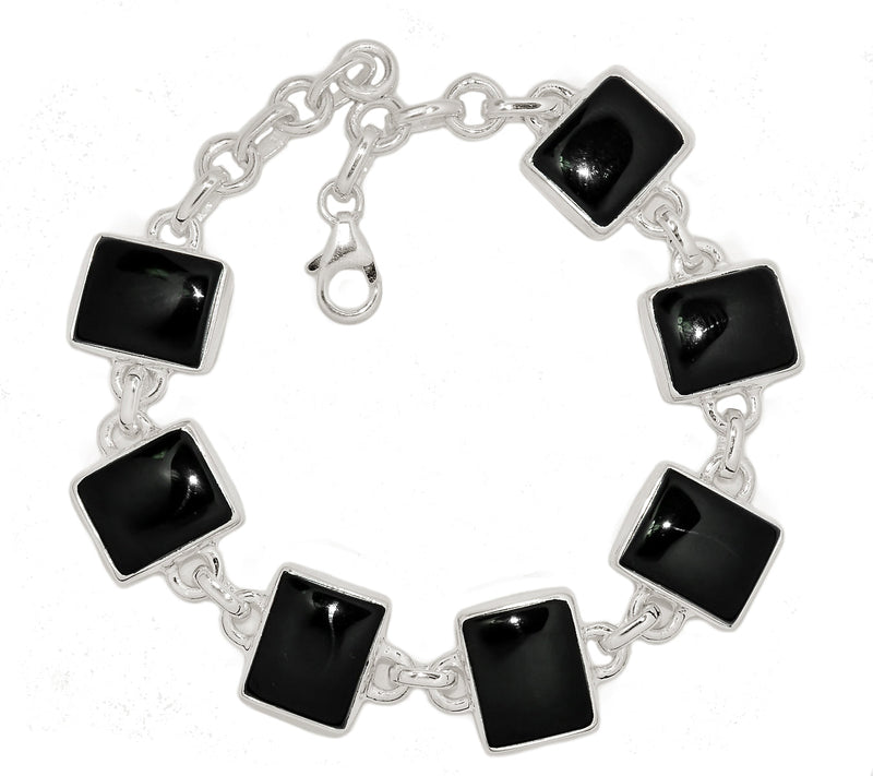 8.2" Black Onyx Bracelets - BOCB324