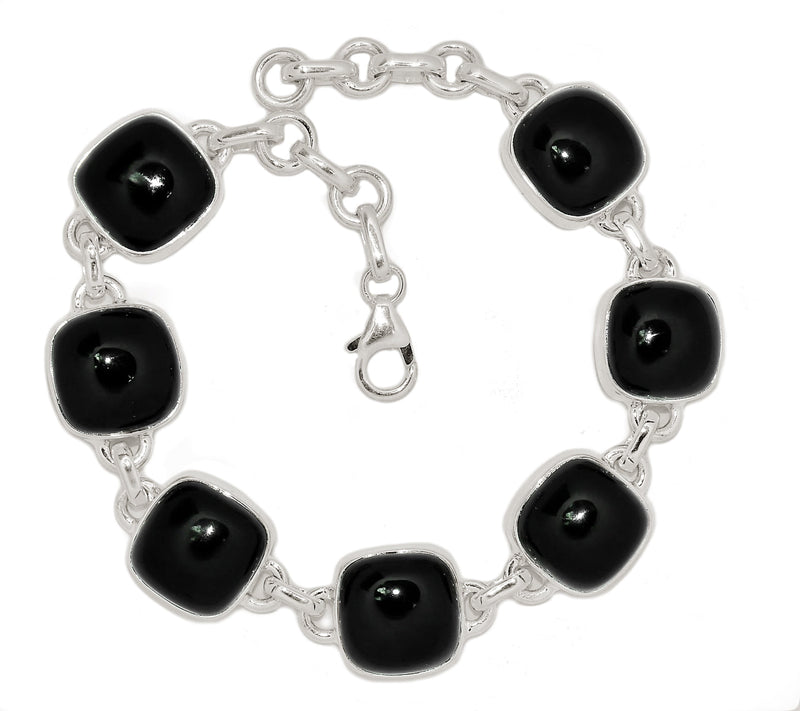 8.1" Black Onyx Bracelets - BOCB329