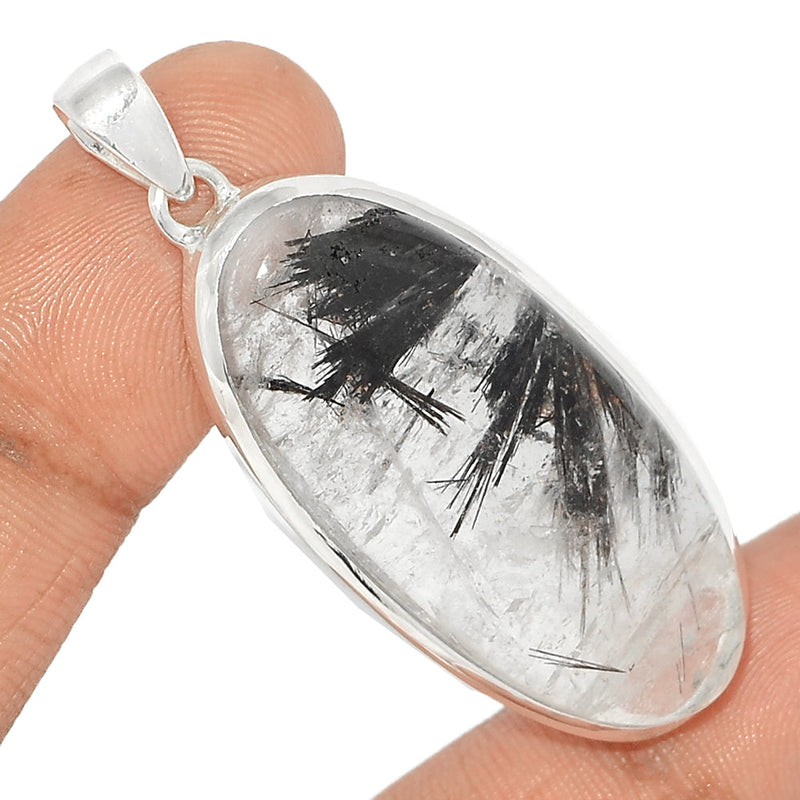 2.1" Black Rutilated Quartz Pendants - BRUP2106