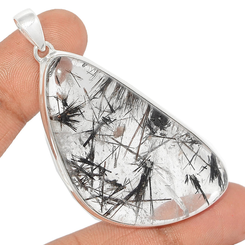 2.6" Black Rutilated Quartz Pendants - BRUP2114