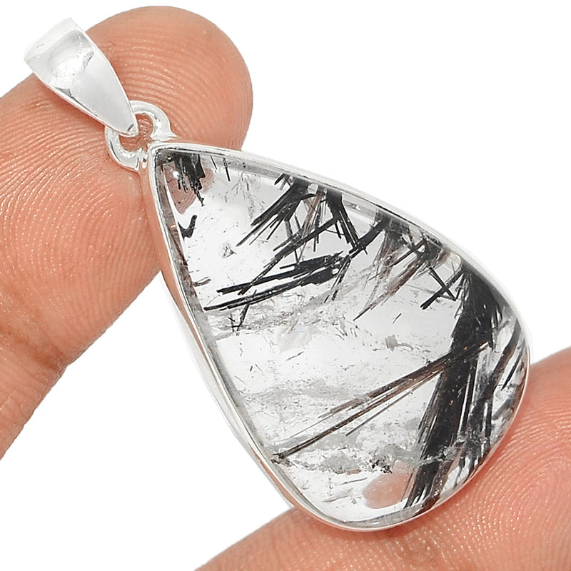 1.7" Black Rutilated Quartz Pendants - BRUP2117