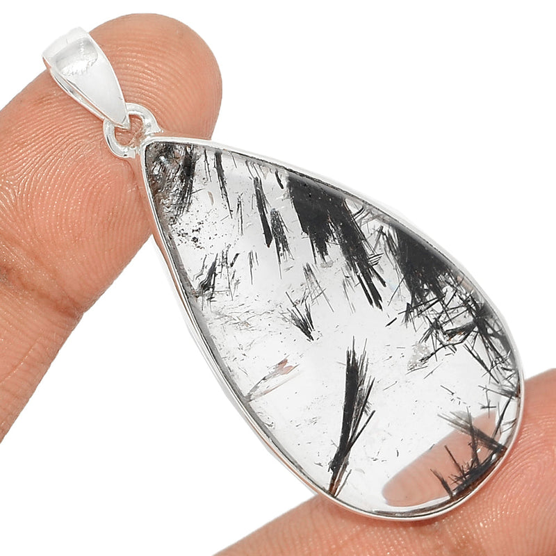 2.2" Black Rutilated Quartz Pendants - BRUP2119