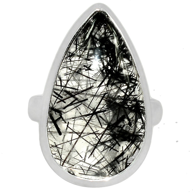 Black Rutilated Quartz Ring - BRUR2643