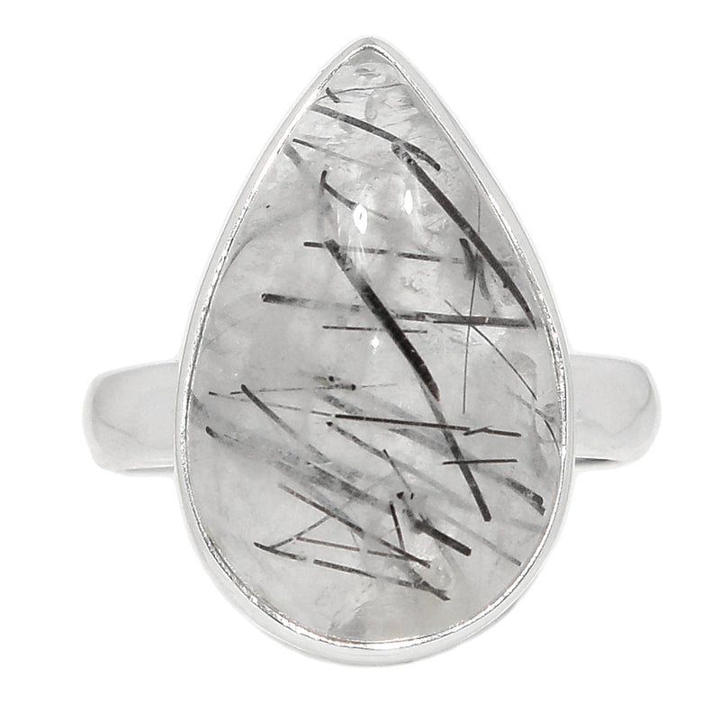 Black Rutilated Quartz Ring - BRUR2764