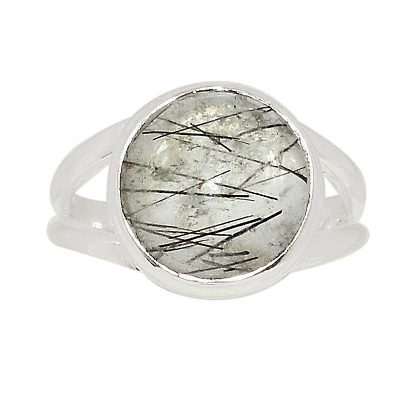 Black Rutilated Quartz Ring - BRUR2818