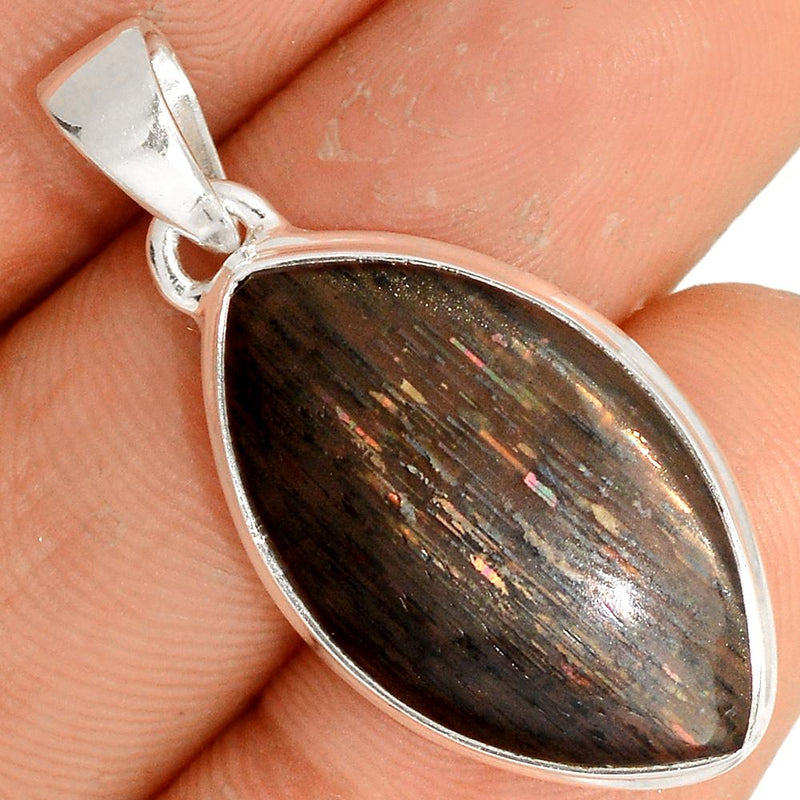 1.3" Black Sun Stone Pendants - BSNP313