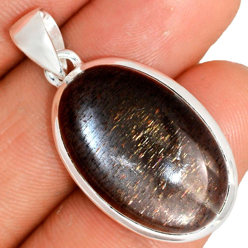 1.3" Black Sun Stone Pendants - BSNP322