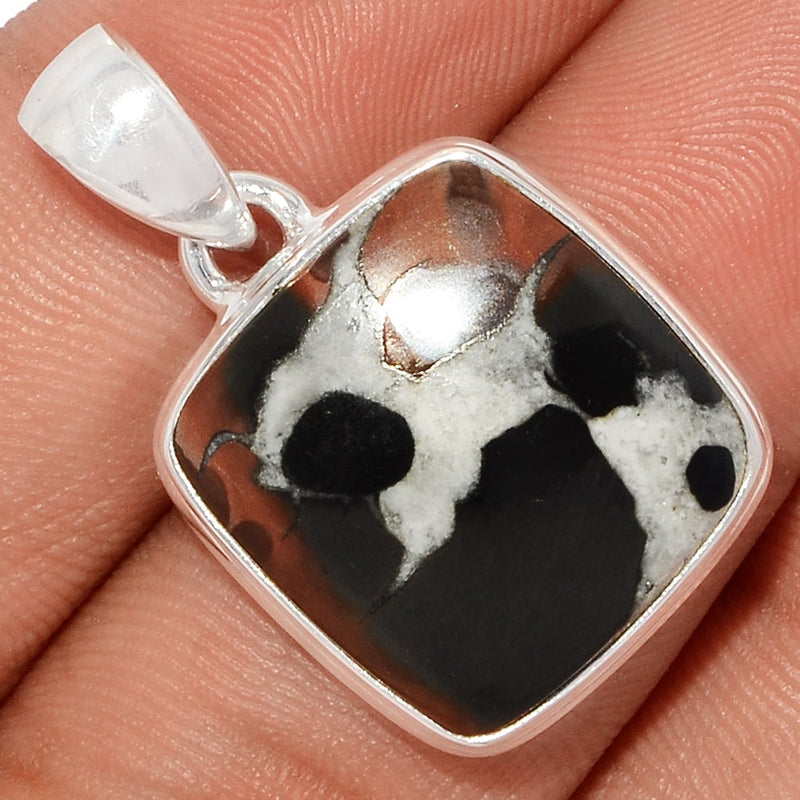 1.2" Black Septarian Pendants - BSRP293