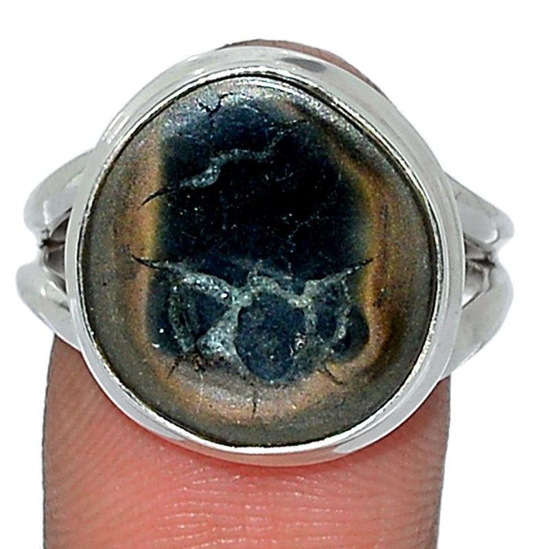 Black Septarian Ring - BSRR56