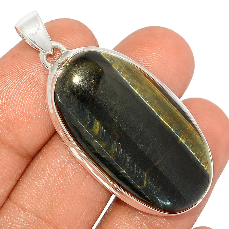 1.8" Blue Tiger Eye Pendants - BTEP1000