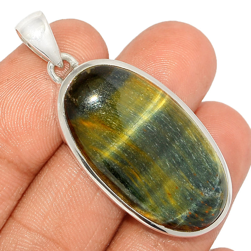 1.8" Blue Tiger Eye Pendants - BTEP1001