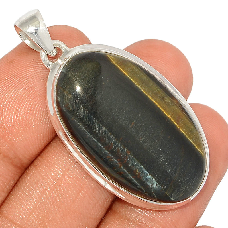 1.7" Blue Tiger Eye Pendants - BTEP1012