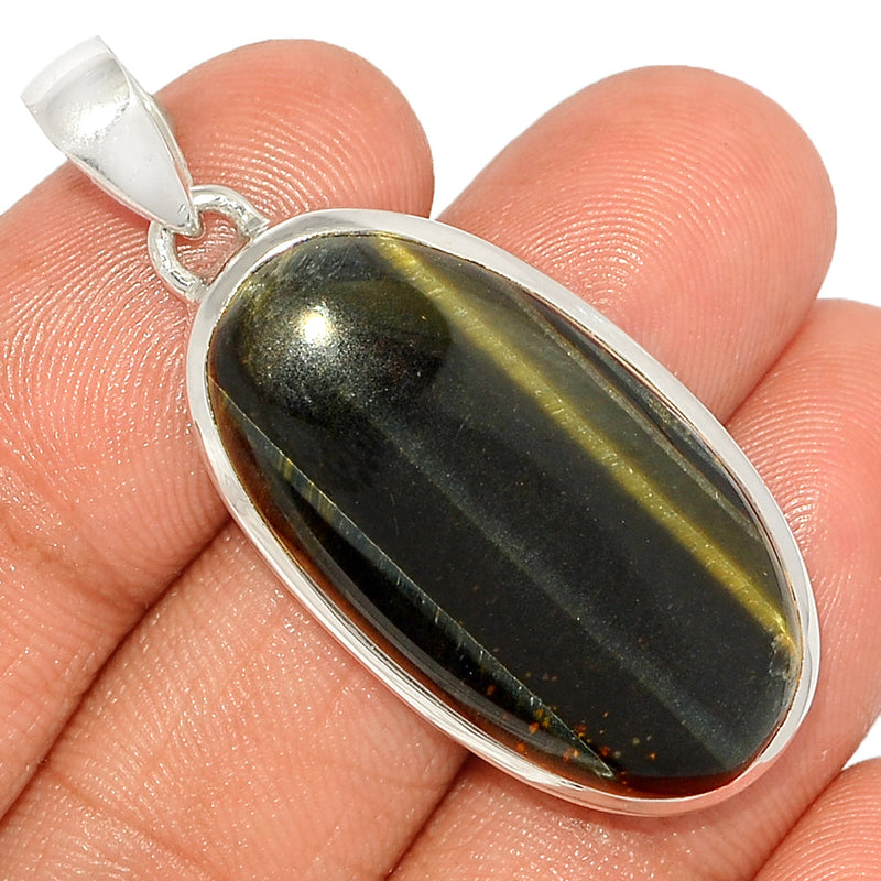 1.7" Blue Tiger Eye Pendants - BTEP1019