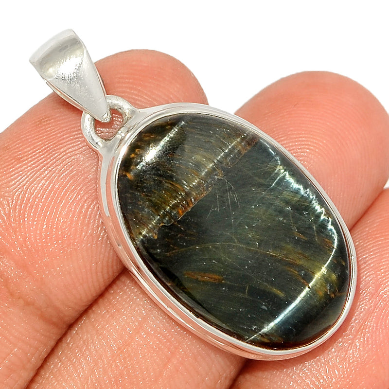 1.5" Blue Tiger Eye Pendants - BTEP1031