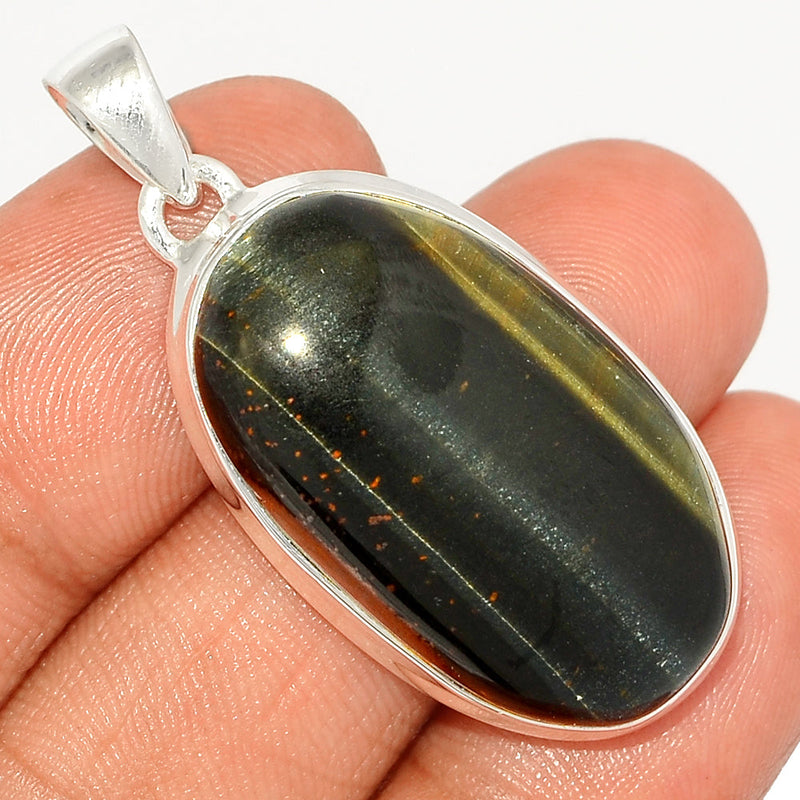 1.7" Blue Tiger Eye Pendants - BTEP1033