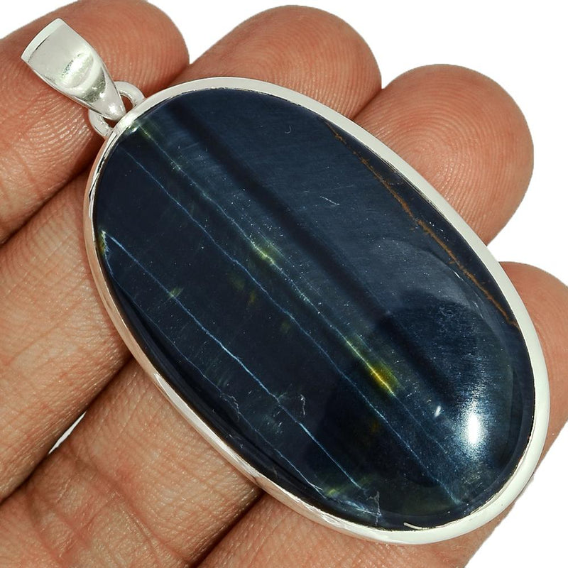 2.5" Blue Tiger Eye Pendants - BTEP611