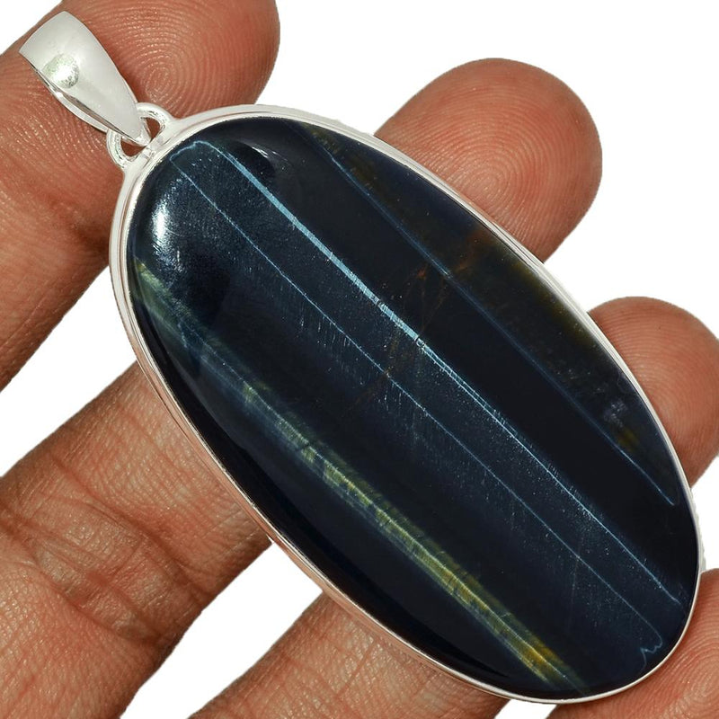 3" Blue Tiger Eye Pendants - BTEP621