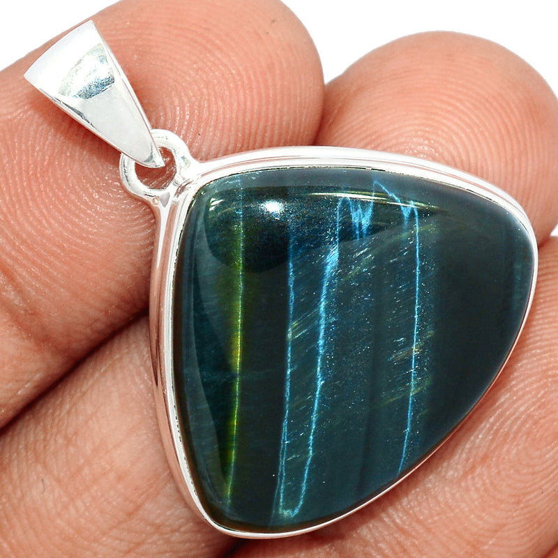 1.5" Blue Tiger Eye Pendants - BTEP872