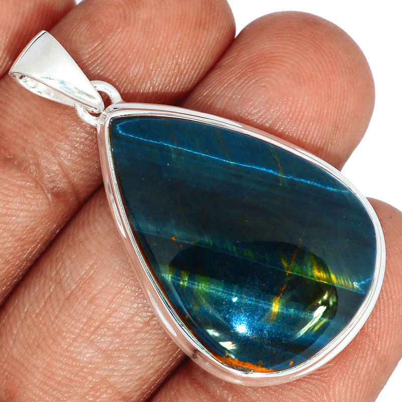 1.7" Blue Tiger Eye Pendants - BTEP886