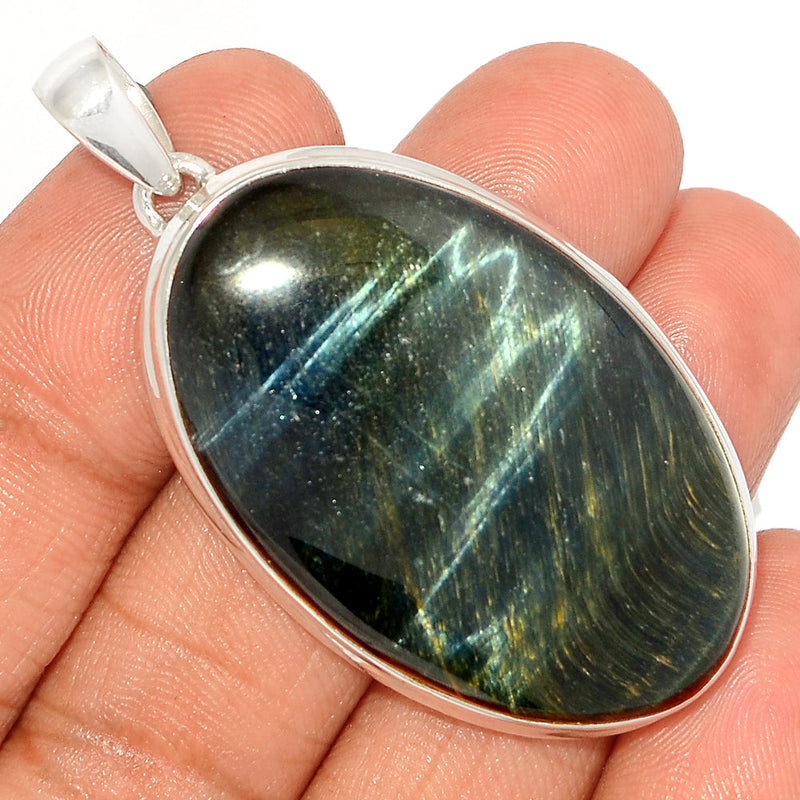 2.1" Blue Tiger Eye Pendants - BTEP947