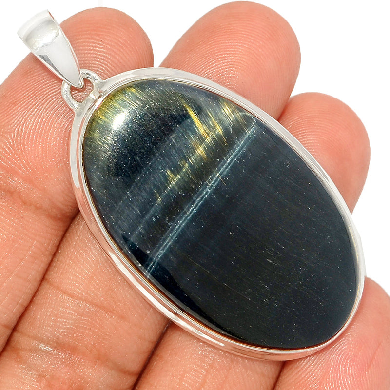 2.2" Blue Tiger Eye Pendants - BTEP950