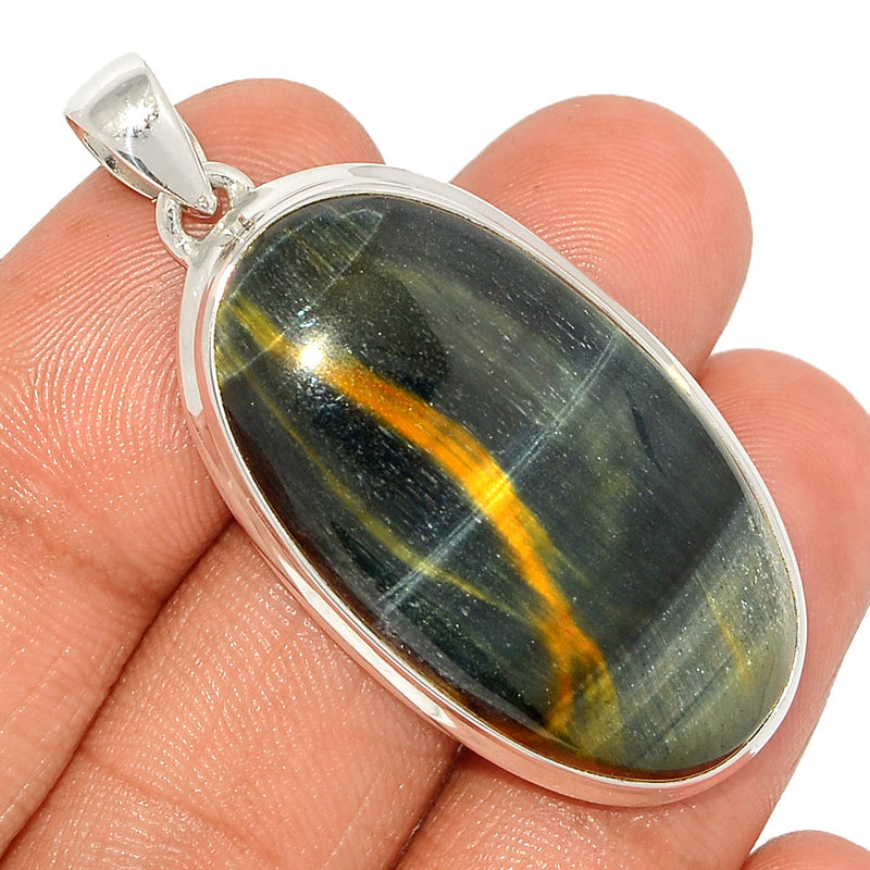 1.8" Blue Tiger Eye Pendants - BTEP971