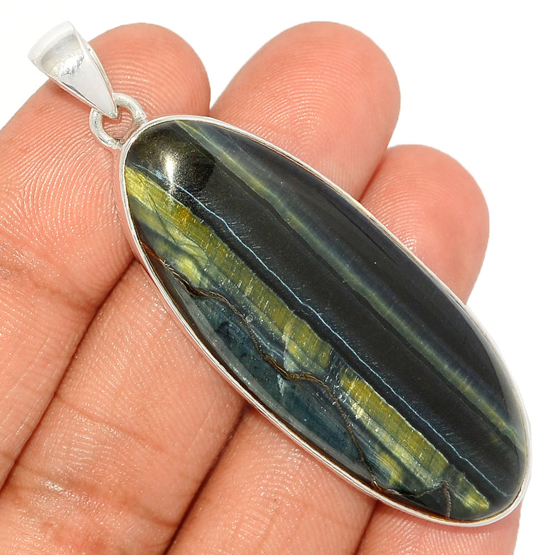 2.5" Blue Tiger Eye Pendants - BTEP981