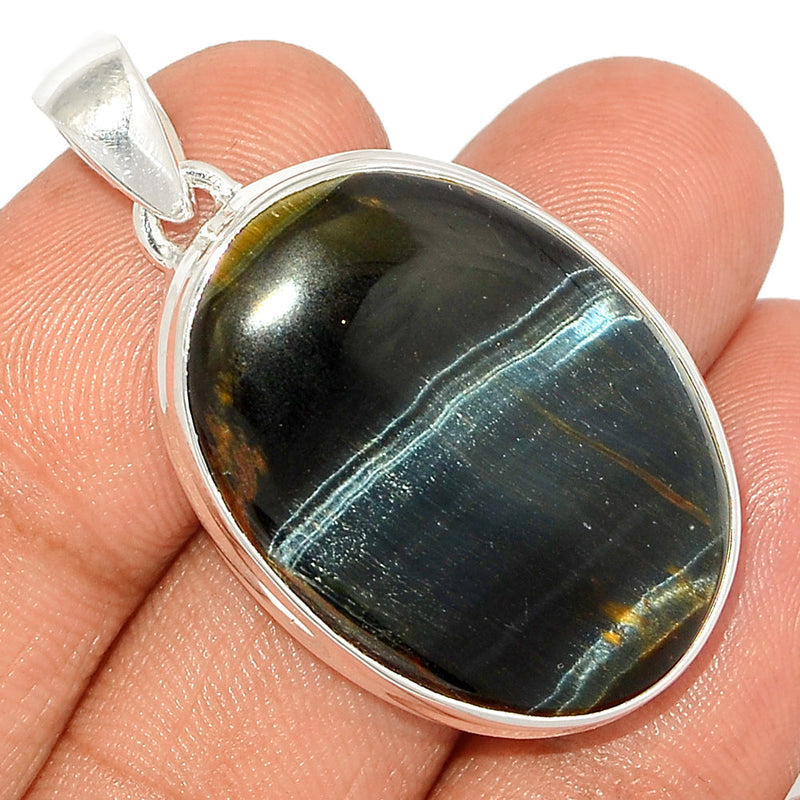 1.6" Blue Tiger Eye Pendants - BTEP989