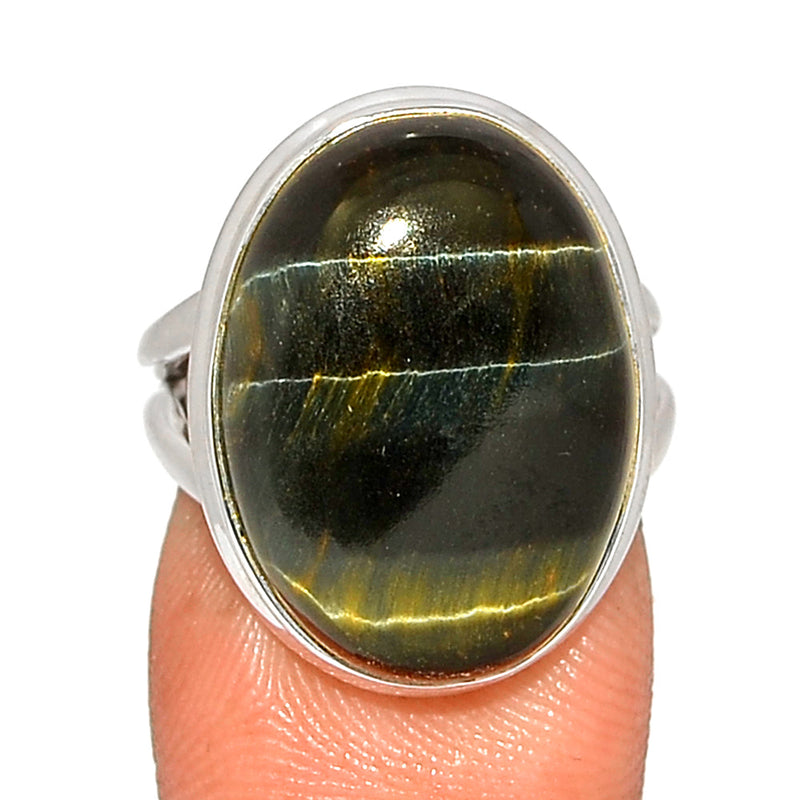 Blue Tiger Eye Ring - BTER389