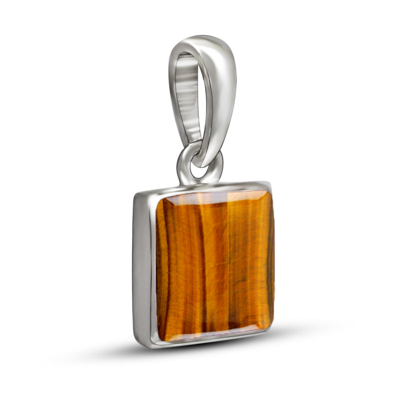 7*7 MM Square - Tiger Eye Pendants - CB-P703TE Catalogue