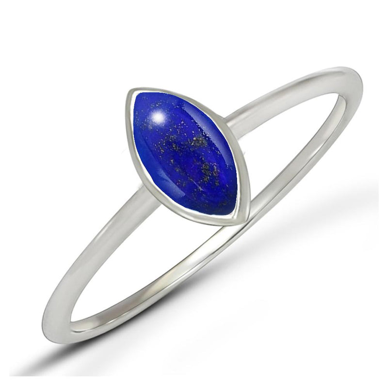 10*5 MM Marquise - Lapis Ring - CB-R812LPS Catalogue