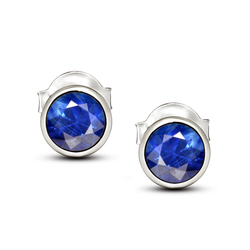 4*4 MM Round - Sapphire Stud - CB-S607S Catalogue